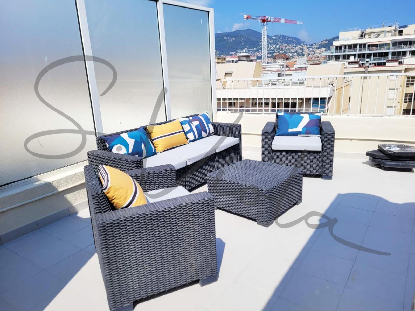 Royal Lux Nice -Last Floor, See View 外观 照片